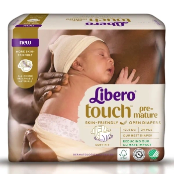 Подгузники Libero Touch Prema 0 (до 2,5 кг) №24