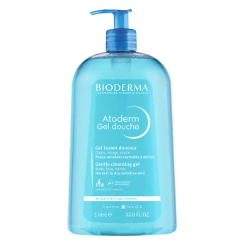 Гель для душа Bioderma Atoderm Атодерм очищающий для сухой и чувствительной кожи 1000 мл