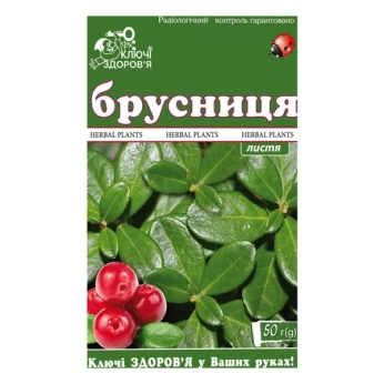 Фіточай Ключі Здоров'я брусниця 50 г