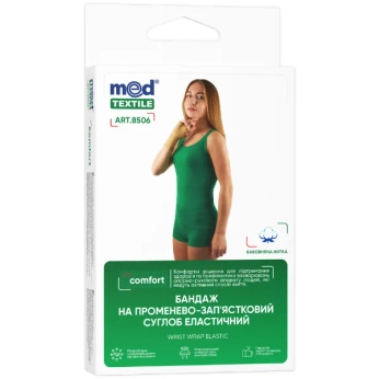 Бандаж на променево-зап'ястковий суглоб еластичний MedTextile M