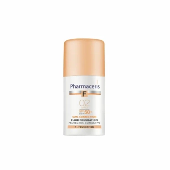 Захисний корегуючий тональний крем Pharmaceris F SPF50 + пісок 30 мл