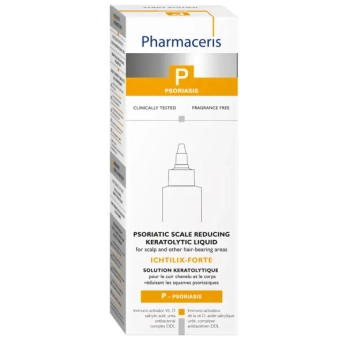 Кератолитические рідина Pharmaceris P Ichtilix-Forte для тіла та голови для зменшення псоріатичних лусочок 125 мл