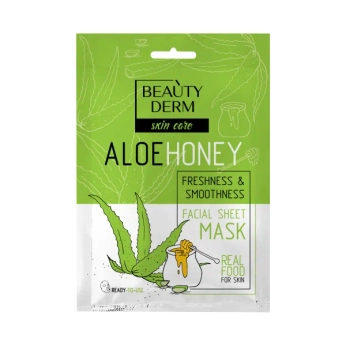 Маска Beauty Derm тканевая алоэ мед 25 мл