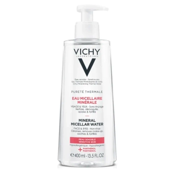 Міцелярна вода Vichy Purete Thermale для чутливої шкіри обличчя і очей 400 мл