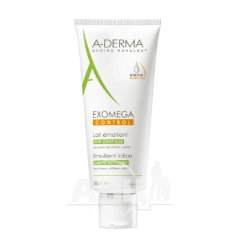 Молочко A-Derma Exomega для пом'якшення атопичної шкіри обличчя і тіла 200 мл