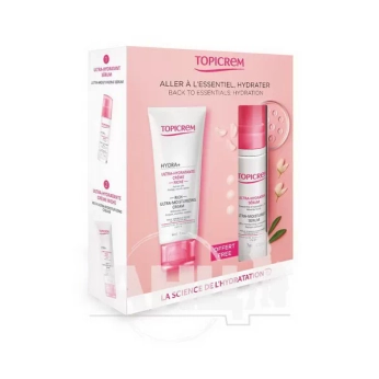 Набір Topicrem ультразволожуючий крем для обличчя 40 мл + сироватка 7 мл