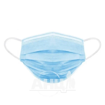 Маска медицинская защитная с резинками №1
