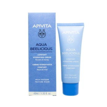 Крем Apivita Aqua Beelicious зволожуючий комфортний насичена текстура 40 мл