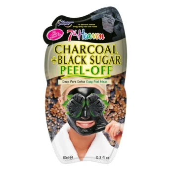 Маска-пленка для лица 7th Heaven древесный уголь и черный сахар