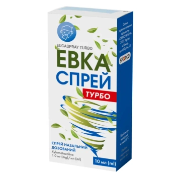 Евкаспрей турбо назальний спрей 1мг/мл 10мл
