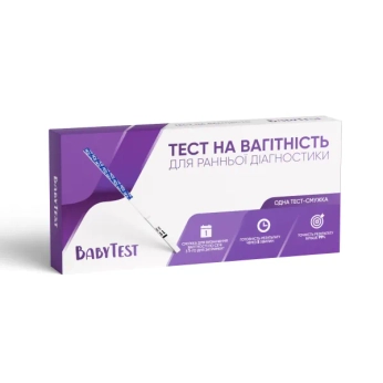 Тест для определения беременности Baby test полоска 3 мм №1