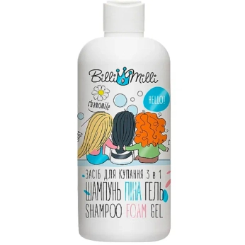 Средство для купания Billi Milli 3в1 с Масло миндаля и экстрактом лекарственных трав 500 мл