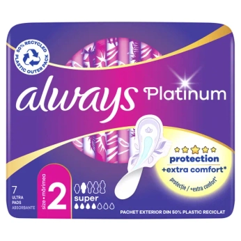 Ультратонкие гигиенические прокладки Always Platinum Super размер 2 №7