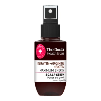 Сироватка для волосся The Doctor Health&Care Keratin + Arginine + Biotin Максимум енергії 89 мл