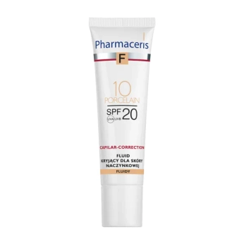 Флюид для лица Pharmaceris F SPF 20 корректирующий для куперозной кожи тон 10 Фарфор 30 мл