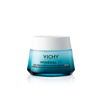 Насыщенный крем Vichy Mineral 89 Rich Увлажнение 72 часа для сухой и очень сухой кожи лица 50 мл