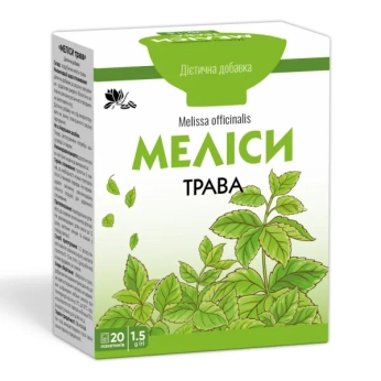 Меліси трава 1,5 г фільтр-пакет №20
