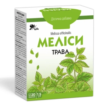 Мелиссы трава фильтр-пакет 1,5 г №20
