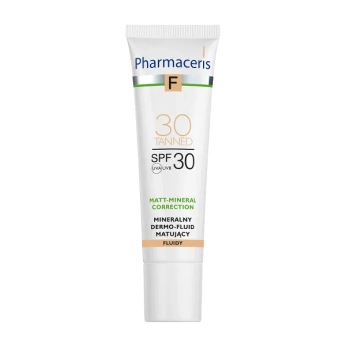Флюид для лица Pharmaceris F SPF 30 минеральный матирующий тон 30 Tanned смуглый 30 мл