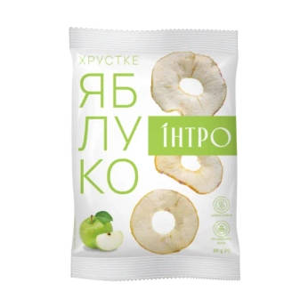 Слайси сушені Інтро Хрустке яблуко 20 г