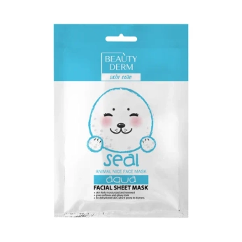 Маска для лица Beauty Derm тканевая Animal Seal Aqua 25 мл