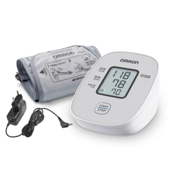 Тонометр автоматический OMRON M2 Basic HEM-7121J-E с адаптером HHP-CM01, манжета 22-32 см