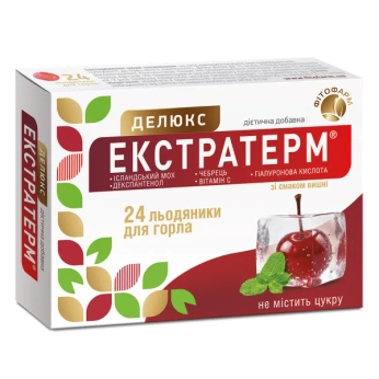 Екстратерм Делюкс льодяники №24