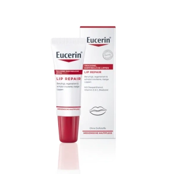 Заспокійливий регенерувальний бальзам Eucerin для сухих і чутливих губ 10 мл