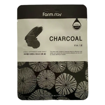 МАСКА ТКАН. FARMSTAY УГОЛЬ 23МЛ  2031
