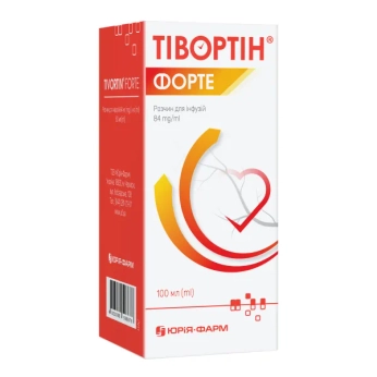 Тівортін Форте розчин для інфузій 84 мг/мл пляшка 100 мл №1