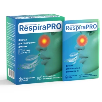 Фіточай RespiraPro порошок у саше по 6 г №10