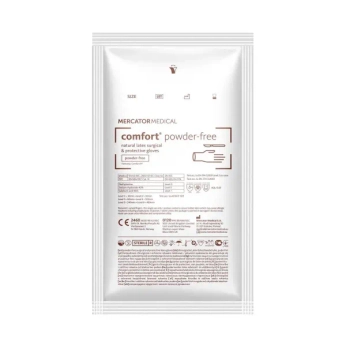 Рукавички хірургічні Mercator Medical Comfort стерильні латексні без пудри розмір 8 пара №1