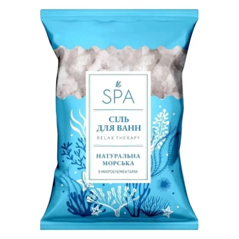 Соль для ванн натуральная морская 1 кг