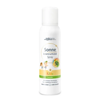 Сонцезахисний водостійкий спрей-аерозоль Sonne Kids SPF 50+ для дитячої шкіри 150 мл