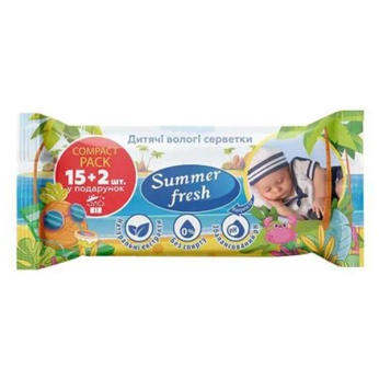 САЛФЕТКИ ВЛ. SUMMER FRESH ДЕТ. №15 1899