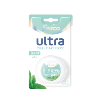 Зубная нить Феско Fesco Ultra Fresh Clean mint мятная 40 м