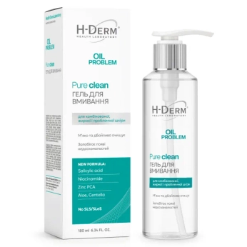 Гель для умывания Health Derm Laboratory Pure clean OIL PROBLEM 180 мл