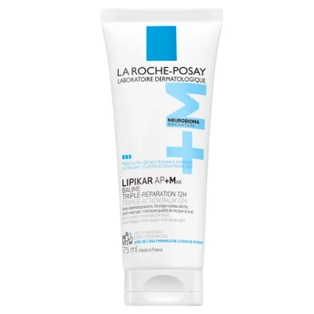 Бальзам La Roche-Posay Ліпікар АП+Макс ліпідовідновлювальний для дуже сухої і схильної до атопії шкіри обличчя та тіла для дітей і дорослих 75 мл