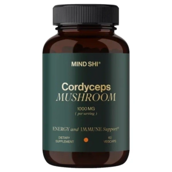 Гриб Кордицепс Минд Ши Mind Shi Cordyceps Mushrooms 1000 мг капсулы №60