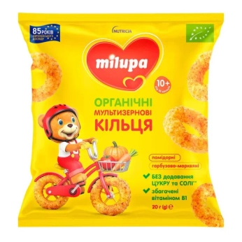 МИЛУПА КОЛЬЦА МУЛЬТИЗЕРНОВЫЕ ПОМИДОР ТЫКВА МОРКОВЬ 20Г 0779