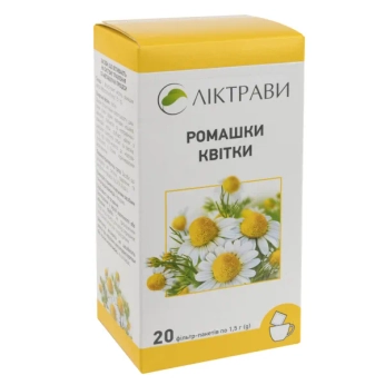 Ромашки квітки квітки 1,5 г фільтр-пакет №20