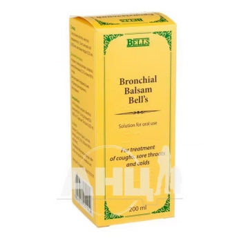 Бронхіальний бальзам Белл'с розчин для перорального застосування пляшка 200 мл