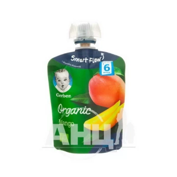 Пюре Gerber органическое манго 90 г