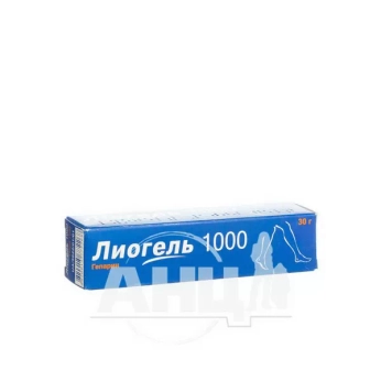 Ліогель 1000 гель для зовнішнього застосування туба 30 г