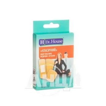 Набор пластырей медицинских Dr. House классический нетканых №15