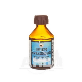 Спирт мурашиний розчин спиртовий для зовнішнього застосування 1 % флакон 50 мл