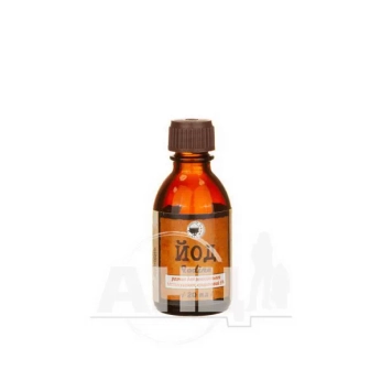 Йод розчин спиртовий для зовнішнього застосування 5 % флакон 20 мл