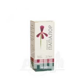 Папалор краплі оральні 800 мг/1 г контейнер 20 мл
