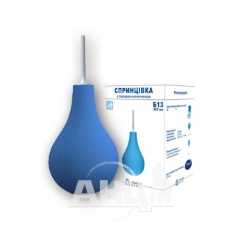 Спринцівка пластизольна полівінілхлоридна Альпина Пласт розмір Б-13, 483 мл