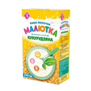 Каша молочная кукурузная Малышка 250 г